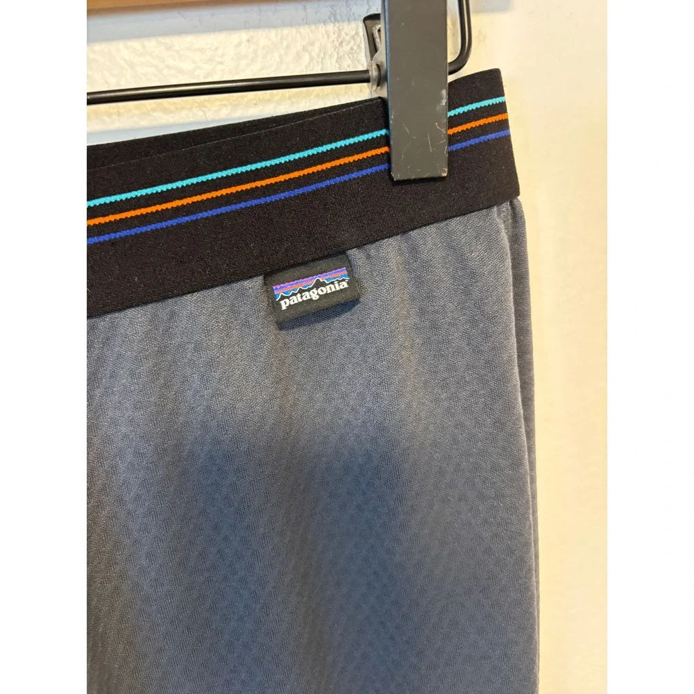Patagonia Capilene Midweight Bottoms Mens Medium Grey Baselayer Leggings